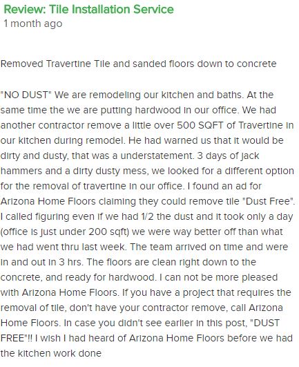 arizona home floors floor removal review angies list