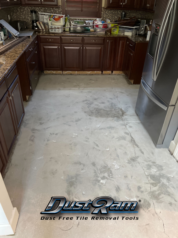 concrete floor prep work